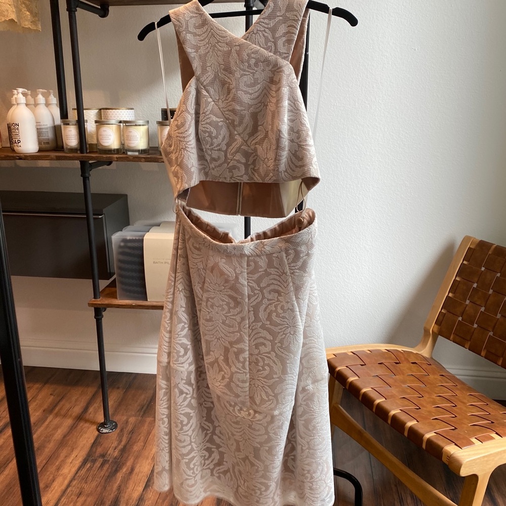 Two piece lace dress